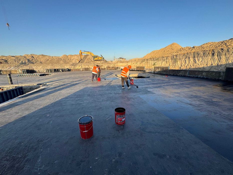 Гидроизоляция плоские кровли монтаж