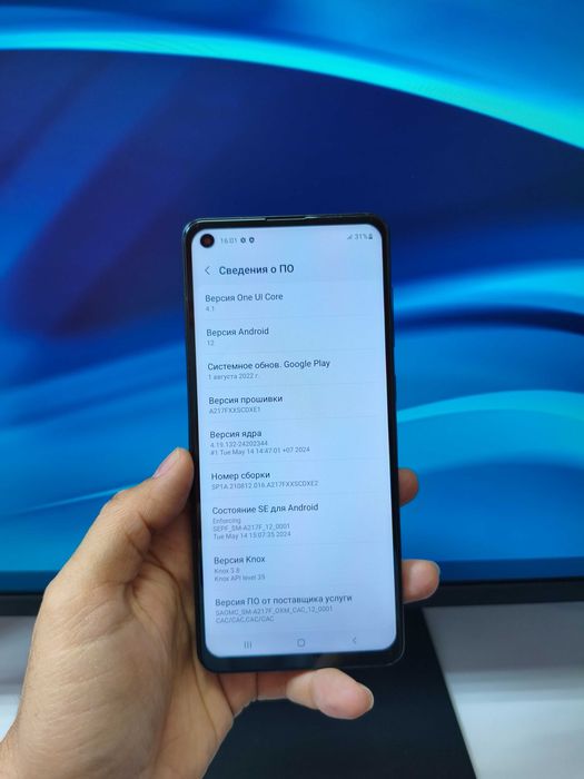 Ayb yoq tozza telefon samsung a21s 32gb blue