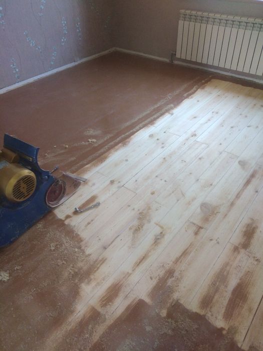 Напольные работы шлифовка