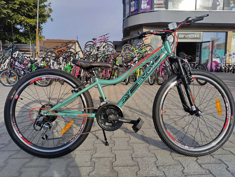 BYOX Велосипед 24" ZANTE зелен