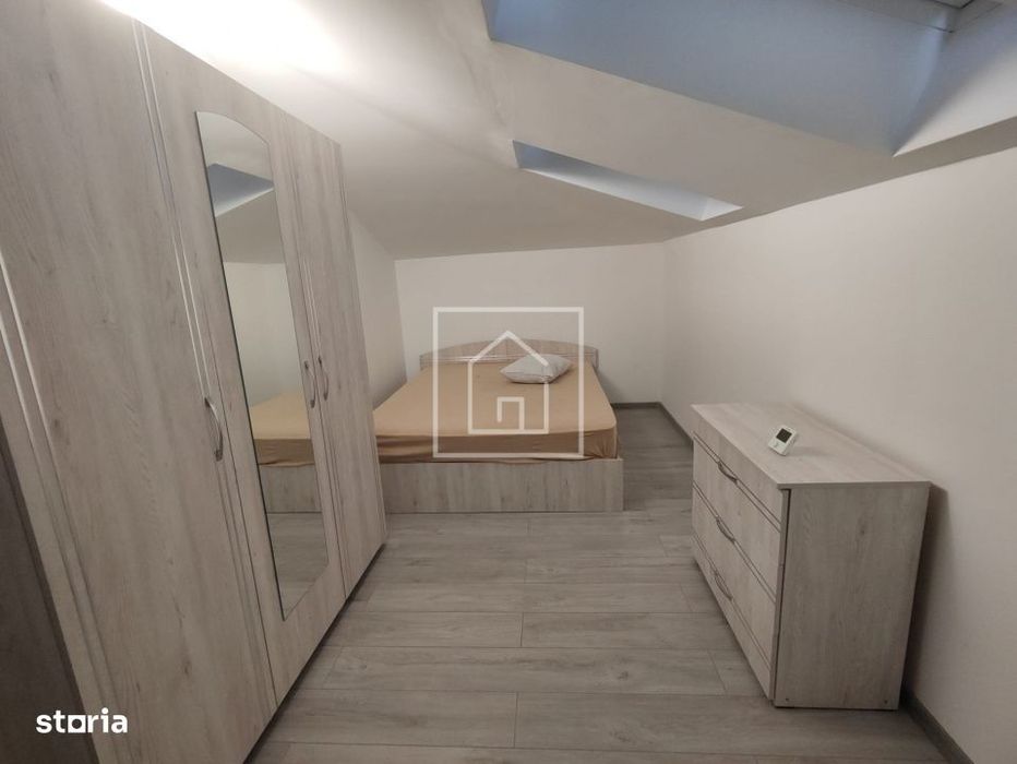 Apartament+extindere mansarda mobilate,renovate, 5 camere,etaj 3, 102