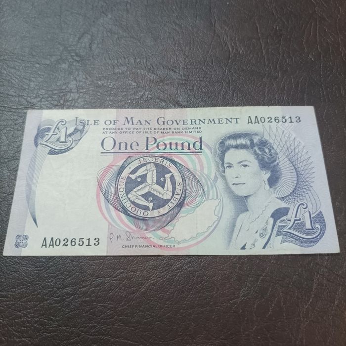 Един паунд остров Ман