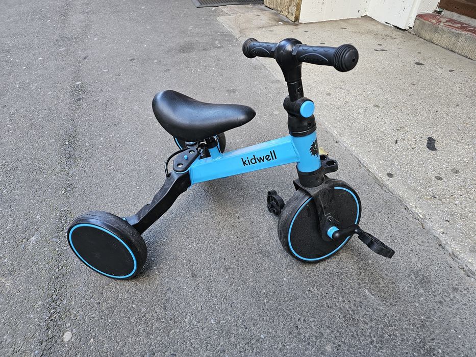 Bicicleta tricicleta copii 2 în 1