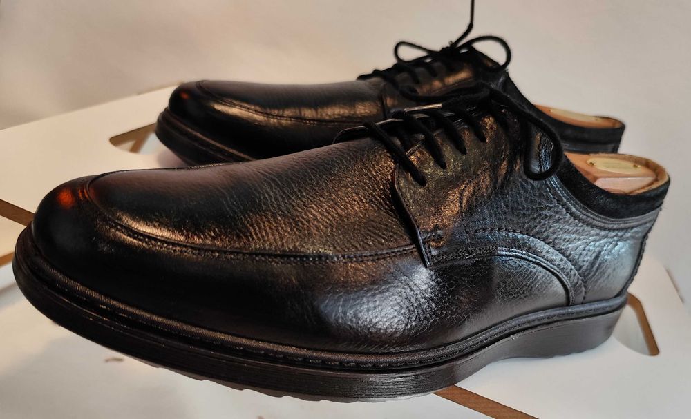Pantofi derby 43 43.5 casual Clarks piele naturala moale