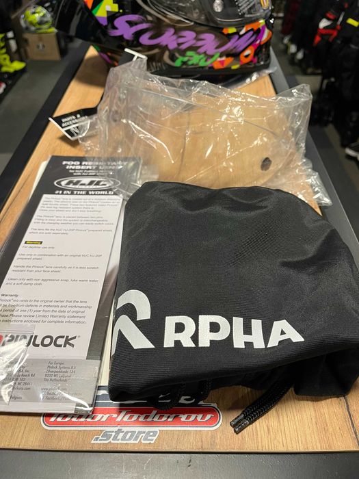 Мото Каска за мотор HJC RPHA-10 PLUS ,L 59-60 см.,2 оригинални визьора