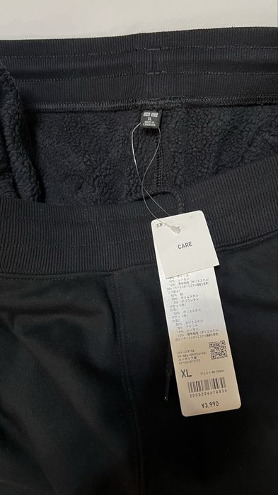 Uniqlo Мужские джоггеры heattech флис