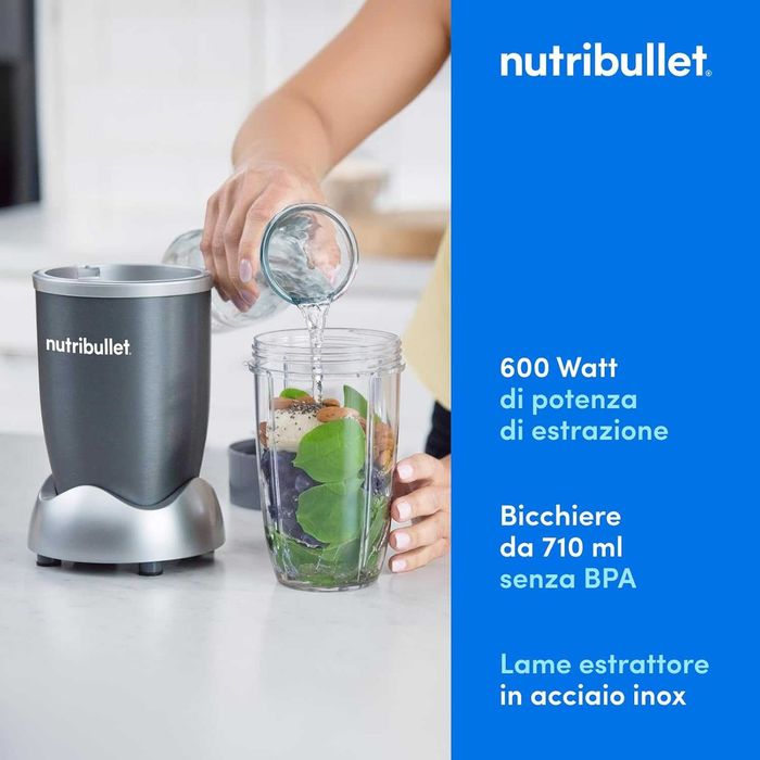 Блендер Чопър Nutribullet Original NB603DG (Сив) 600W