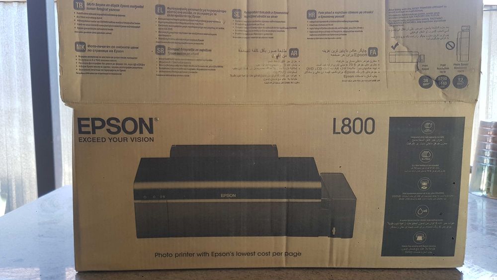 Цветной принтер EPSON L800