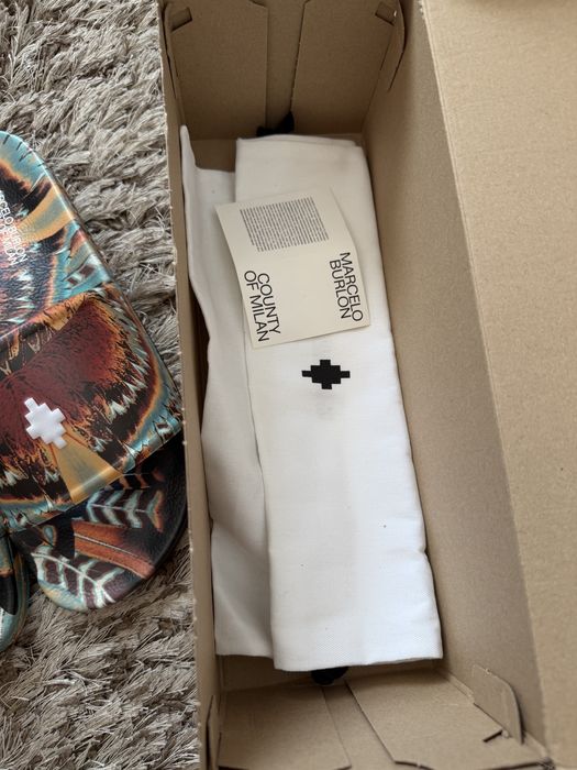 Papuci Marcelo Burlon 44 Originali