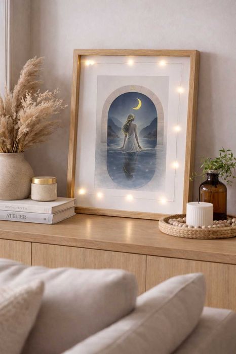 Ръчно изработени картини с лампички