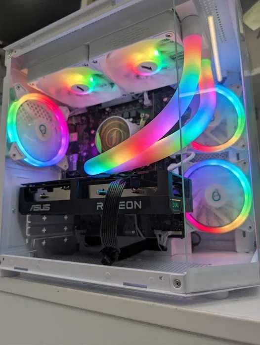 PC Ryzen 5 9600X/RX 6600/32GB DDR5 /240 AIO/Sursa 650W /Garantie/TVA!