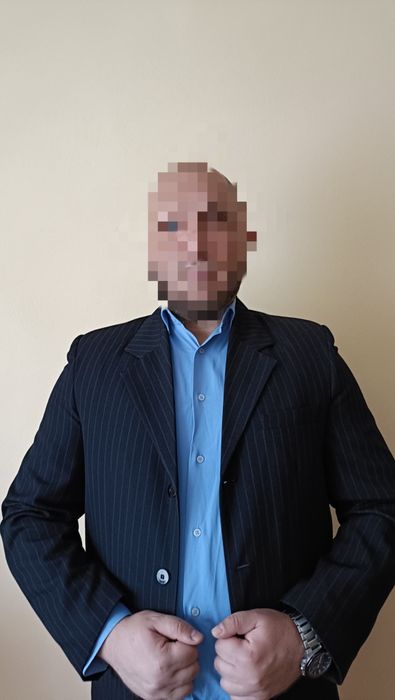 Costum Barbati Elegant,Bleumarin închis,mărimea 48