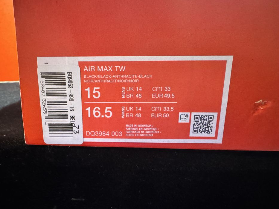 Оригинални! Nike Air Max TW - 49.5 Shoemag