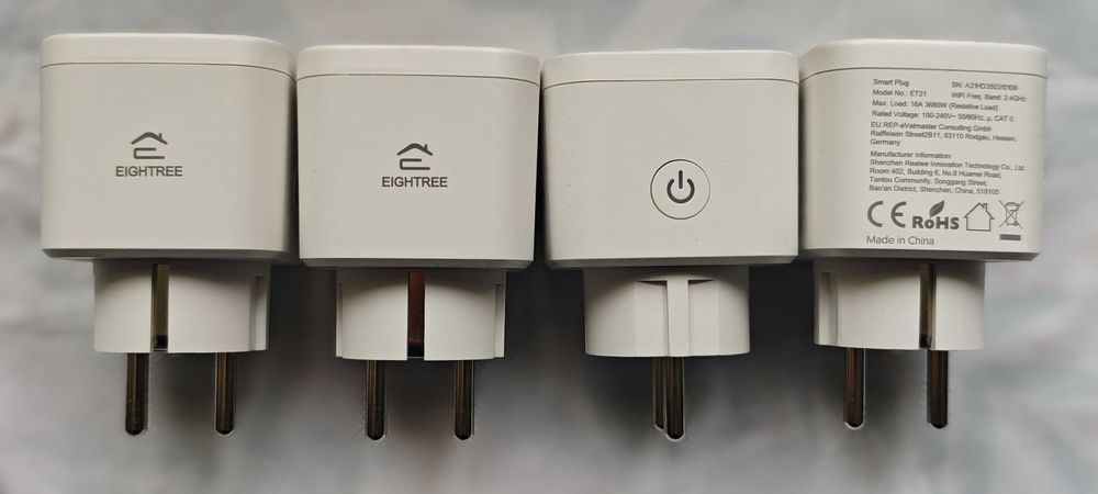 EIGHTREE Умен WiFi Щепсел с Мерител на Мощността 16A  - Алекса