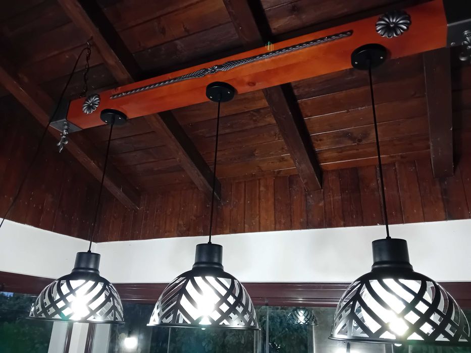 Lustre rustice vintage