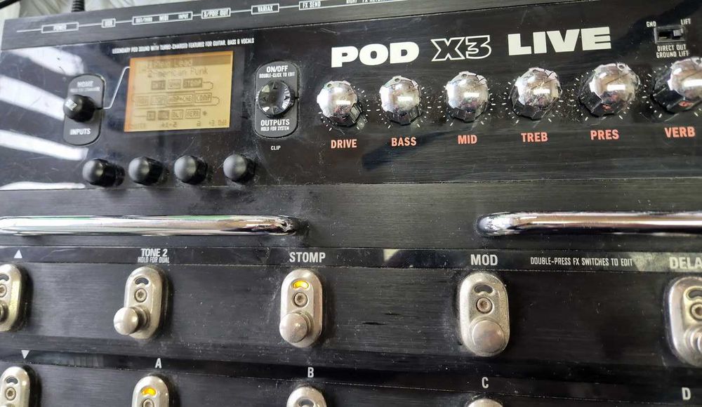 Line 6 POD X3 Live – Легендарен китарен процесор (Dual Tone)