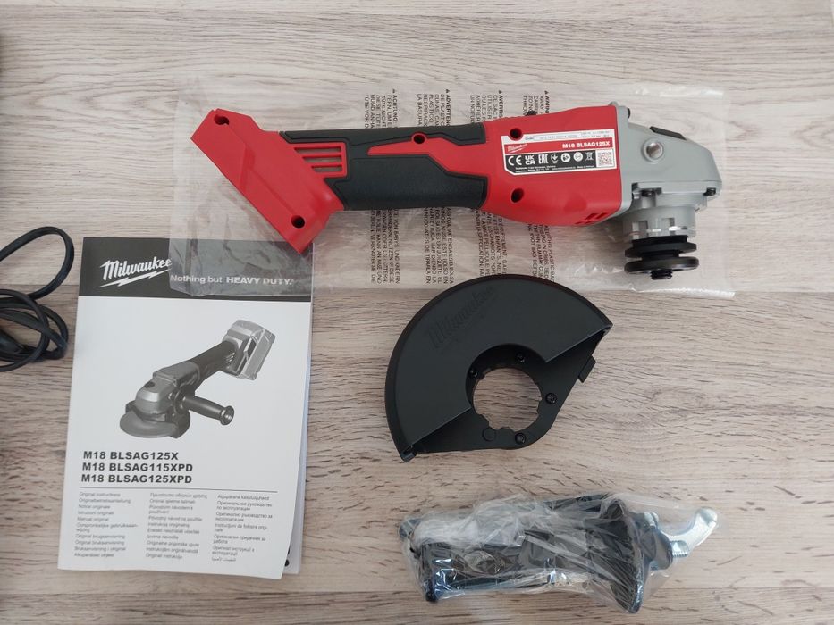 Flex milwaukee M18 BLSAG125x, disc 125 mm, nou