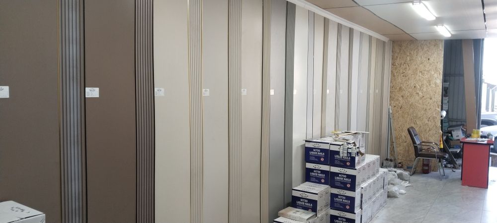 Бамбук панель тв зона шпон панель и лувери