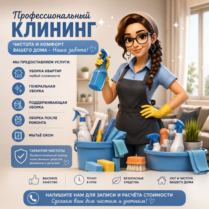 Уборка квартир и домов