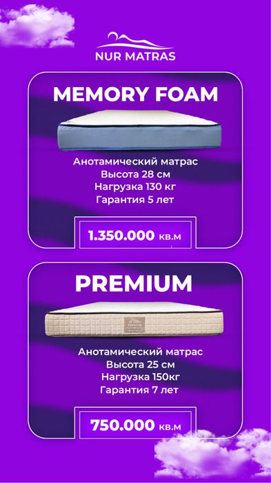 Анотамический матрас Премиум