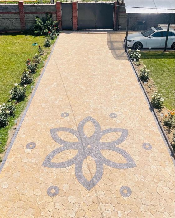 Укладка брусчатки