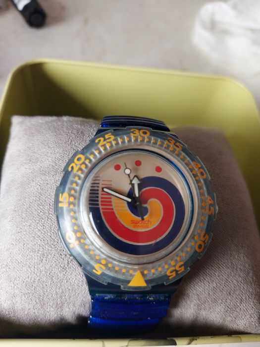 Ceas quartz Swatch Swiss,strap made în usa,curea elastica,baterie noua