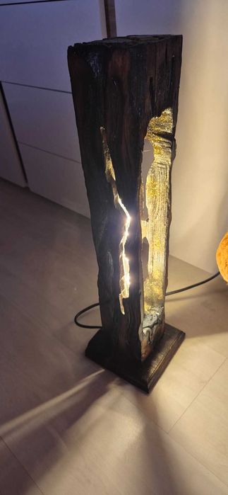 Ръчно изработени лампи от истинско дърво