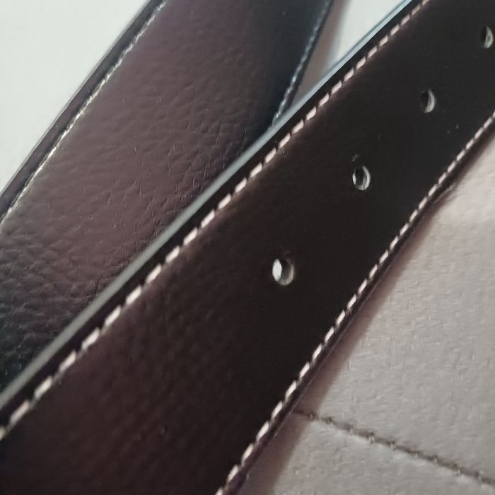 Черен кожен колан Hermes