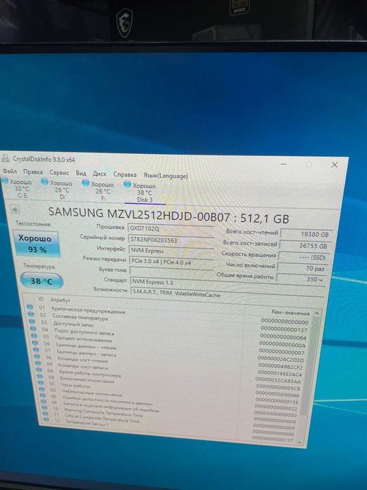 SSD 480gb / 512gb/ 2 tb жесткий диск