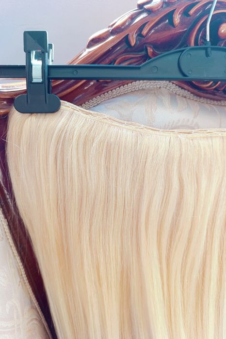 Естествена руса коса за удължаване