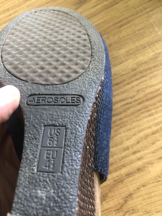 Дънкови сандали с платформа