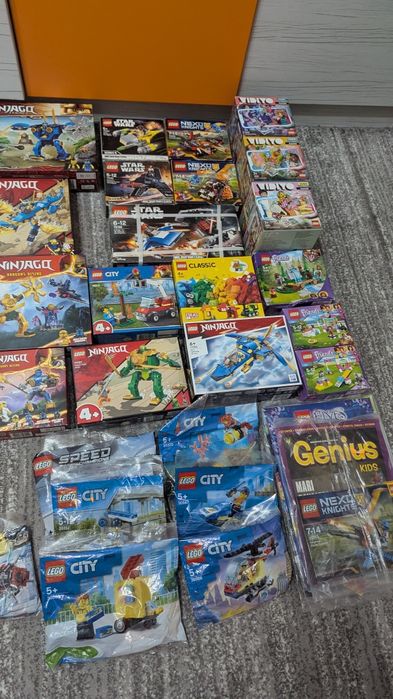 Colecție lot lego nou sigilat nexo Knights Ninjago star wars firends