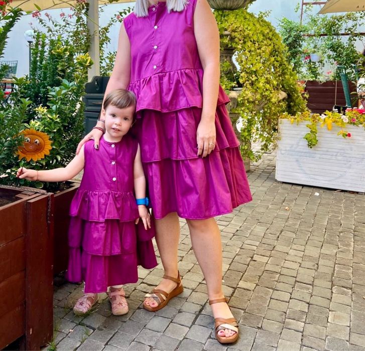 Set mama -fetita (masura m-l pentru mama- 98-104 fetita)