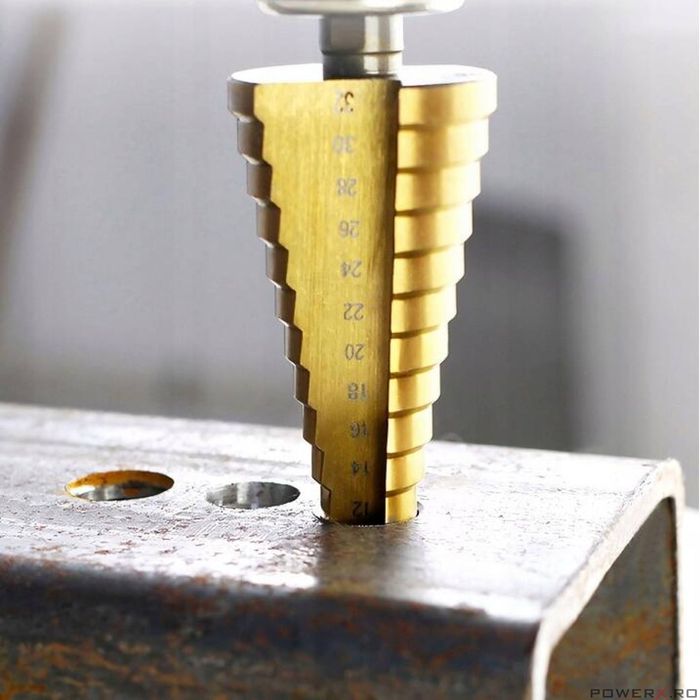 Set burghie conice 4-12; 4-20; 4-30 mm, 3x 3; 6; 8 mm, 6 piese, Verke