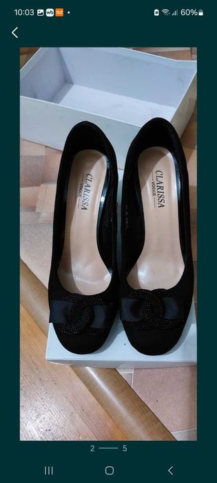 Туфли замшевые 36 размер