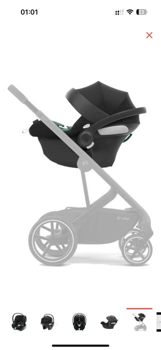 Новая автолюлька Cybex Aton B2 i size
