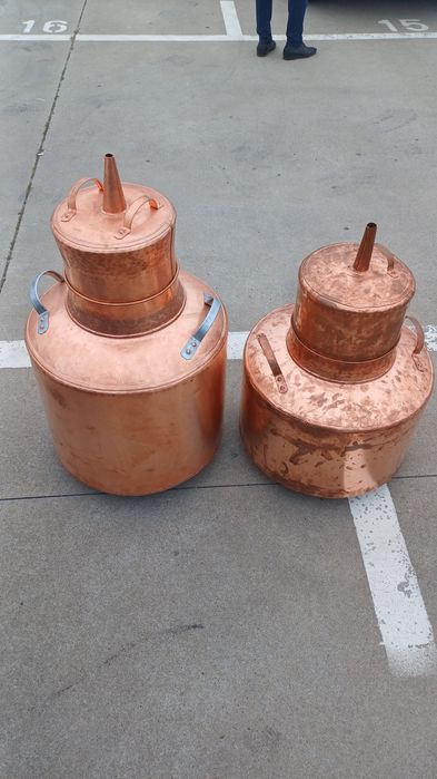 Cazan pentru țuică din cupru sau inox avem in stoc toate marimele