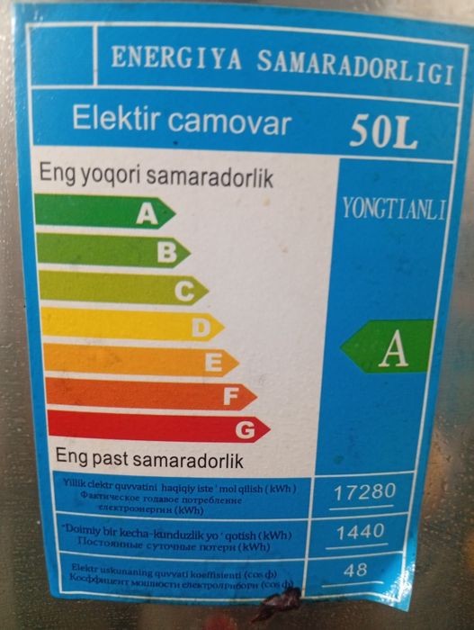Samavor 1 oy ishlatlgan holati yaxshi