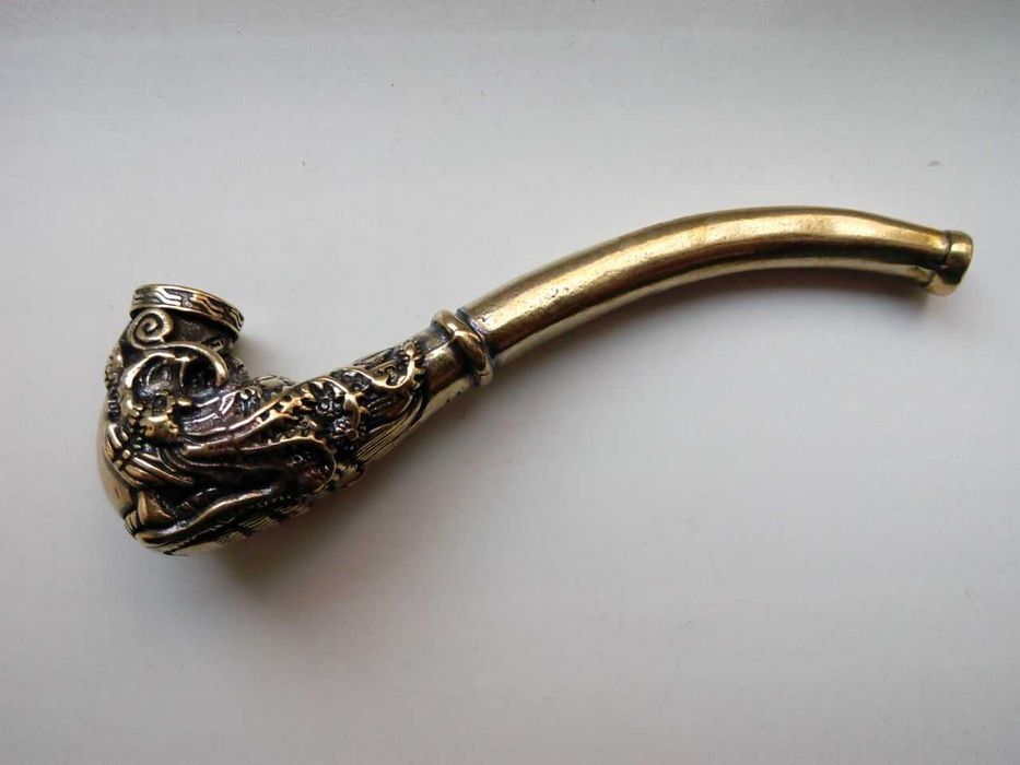 курительная трубка бронзовая (№48)