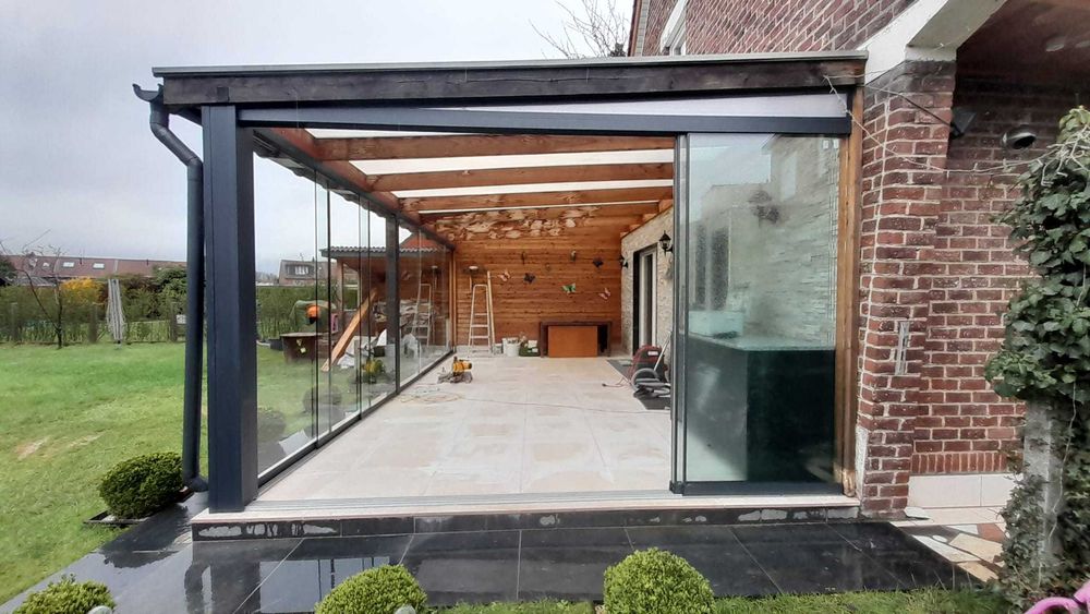 3 bucăți foi sticlă bioclimatică fumurie 208×103×10 mm – import Olanda