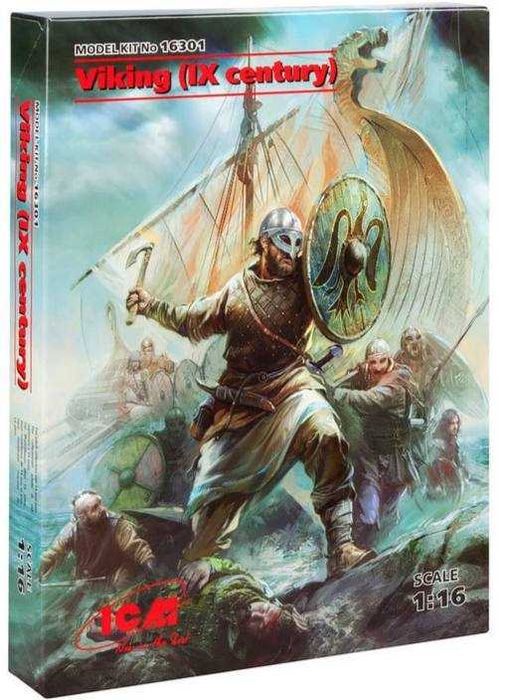 Сборная модель 1:16 Викинг IX век (ICM)