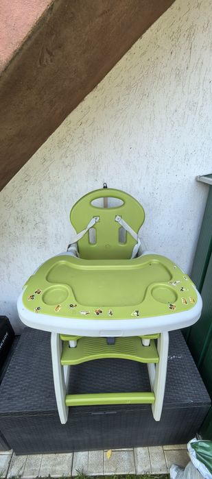 Scaun de masă multifuncțional 2 în 1 pentru bebeluși și copii