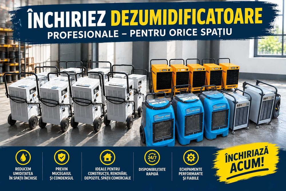Inchiriez dezumidificatoare industriale nemtesti