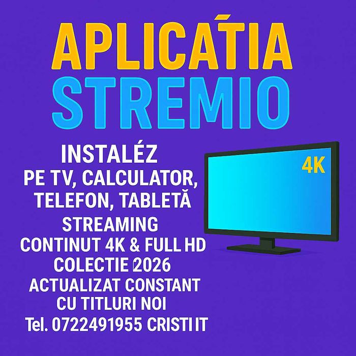 Instalez WINDOWS 11*10 LICENTE TV STREMIO FILME SERIALE 4K OFERTA Office24 Imprimanta la domiciliul clientului