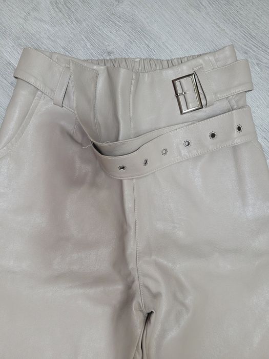 Кожаные брюки,  тёплая куртка