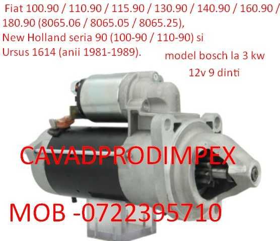 Electromotor cu reductor ptr tractor FIAT 100.90/110.90/115.90/ 30.90