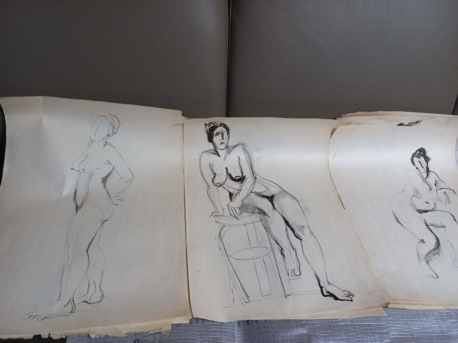 Schițe, desene anii 1970