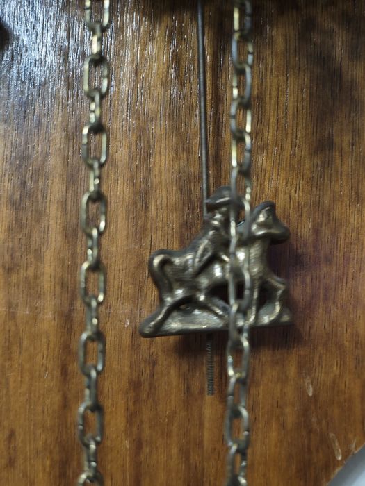 Стенен холандски часовник  „Zaanse“, в махагонов корпус