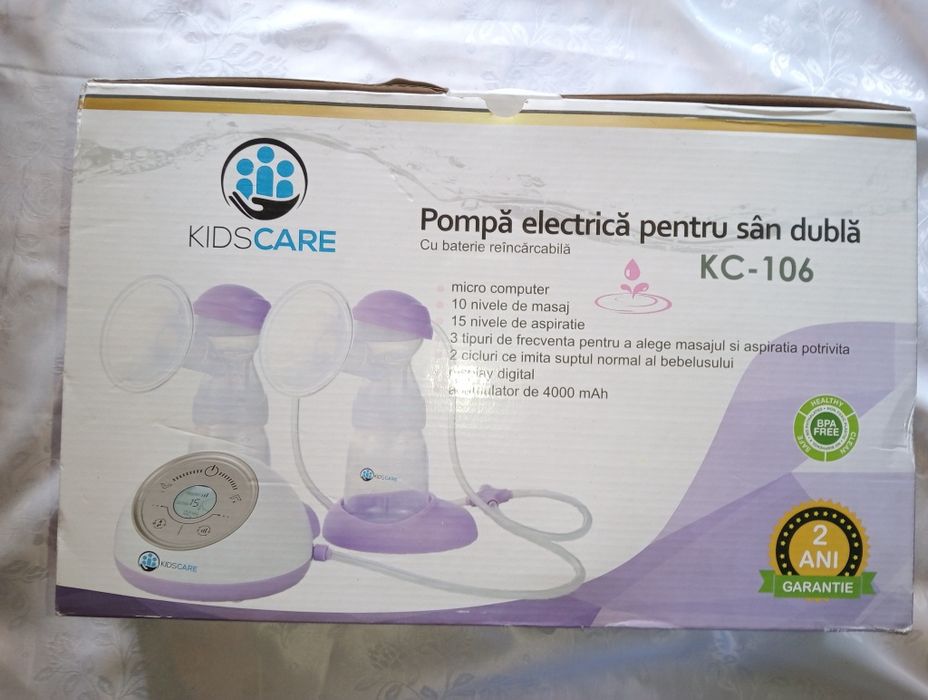 Pompa electrica de sân dublă