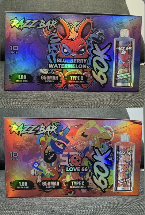 Vape Razz Bar 60000 pufuri